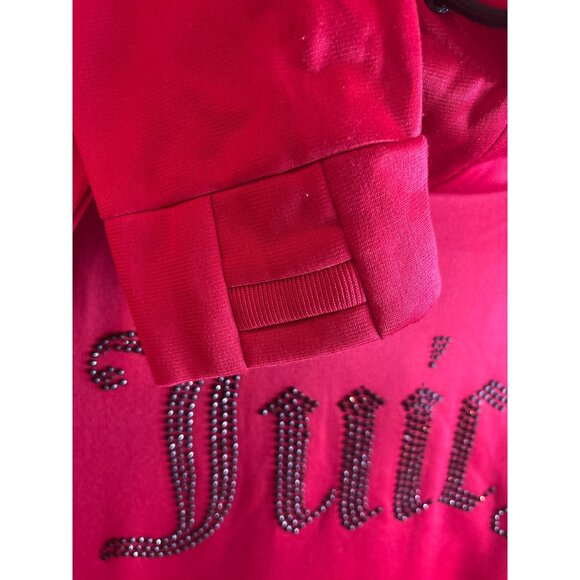 Juicy Couture Bling Logo Hoodie Tunic Dress - Picture 3 of 5